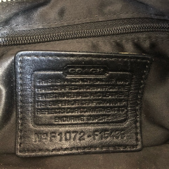 Black Coach Satchel - Picture 4 of 8